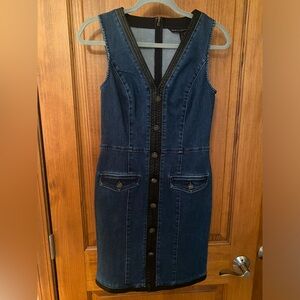 White House Black Market Denim Dress size 0